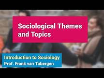 Video thumbnail for 4.2 Sociological Themes and Topics | Introduction to Sociology course - SOC 101
