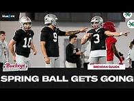 Video thumbnail for Ohio State: Buckeyes Take the Field For Spring Ball, Long Way For QB1, Bracket Talk