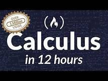 Video thumbnail for Calculus 1 - Full College Course