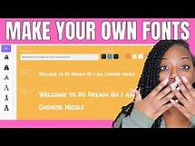 Video thumbnail for How to MAKE YOUR OWN FONT with CREATIVE FABRICA'S: FONT GENERATOR | A.I.