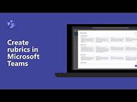 Video thumbnail for How to create a rubric in Assignments within Microsoft Teams