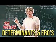 Video thumbnail for Oxford Linear Algebra: The Easiest Method to Calculate Determinants