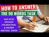 Video thumbnail for How to answer the 90 words task?AQA GCSE Foundation Writing Paper