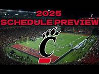 Video thumbnail for Cincinnati Football 2025 Schedule Preview & Projected Record