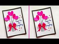 Video thumbnail for Easy and Cute Thank you card for Loved Ones | Thank you Card | DIY card | Greeting Card Idea