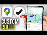 Video thumbnail for How To Create A Custom Route In Google Maps - Full Guide