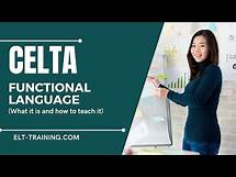 Video thumbnail for CELTA -Functional Language (what it is and how to teach it)