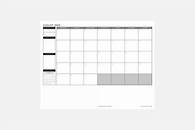 Video thumbnail for Dated Monthly Printable Calendar