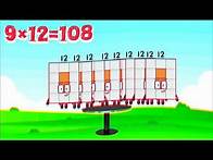 Video thumbnail for Numberblocks 12 times table ~ Fun Multiplication Magic