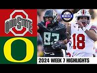 Video thumbnail for #2 Ohio State vs #3 Oregon (CRAZY GAME!) | Full Game Highlights | 2024 College Football Highlights