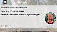 Video thumbnail for BOAMS and BAM Calculator system support