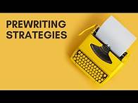 Video thumbnail for Prewriting Strategies (to Make Essay Writing Faster and Easier)