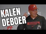 Video thumbnail for Kalen DeBoer Press Conference after Georgia | Talks Jalen Milroe to Ryan Williams 4th quarter TD