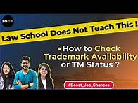 Video thumbnail for How to Check Trademark Availability I How to Search Trademark Registration or Status