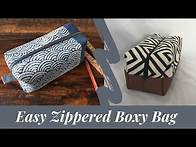 Video thumbnail for HOW TO SEW A BOXY BAG with FREE PDF PATTERN | Step-by-step Tutorial for beginners