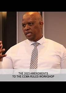 Video thumbnail for Inaugural workshop on amended CCMA Rules and Forms