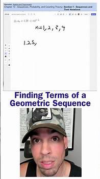 Video thumbnail for Finding Terms of a Geometric Sequence