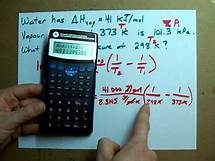 Video thumbnail for Find the Vapour Pressure (Clausius-Clapeyron Equation)