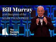 Video thumbnail for Bill Murray Acceptance Speech | 2016 Mark Twain Prize