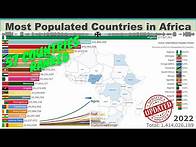Video thumbnail for Population by Country in Africa - Ranking, History and Projections (1950-2100)