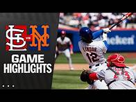 Video thumbnail for Cardinals vs. Mets Game Highlights (4/20/25) | MLB Highlights