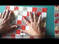 Video thumbnail for Easy Piecing Grid Demo - 1" Finished Squares