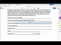 Video thumbnail for HOW TO FILL YOUR CONSENT FORM AND SMS/COURIER FORM for 2 way courier service? VFS GLOBAL! CANADA