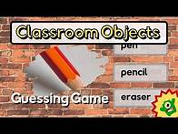 Video thumbnail for Classroom objects | A Guessing Game | + Free Worksheets |English ESL Activities