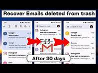 Video thumbnail for How to Recover Permanently Deleted Emails from Gmail in Mobile | Recover deleted mail from gmail