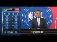 Video thumbnail for 2021 NBA Draft Lottery results 👀 | NBA on ESPN