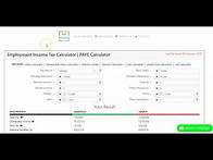 Video thumbnail for How to Calculate PAYE Income Tax Using Income Tax Calculator | PAYE Calculator