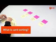 Video thumbnail for What is card sorting?