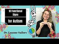 Video thumbnail for 10 Functional Signs for Autism + Non Verbal + Sign Language Basics +Baby Sign Language // SIGN TRIBE