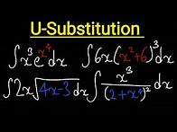 Video thumbnail for Integrate Using U-Substitution | Calculus