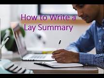 Video thumbnail for Grant Writing Tutorial: How to Write a Lay Summary