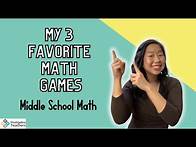 Video thumbnail for 3 Best Middle School Math Games