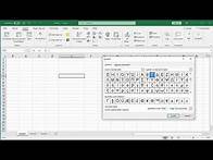 Video thumbnail for How to Insert Symbols and Special Characters in to a Cell in Excel - Office 365