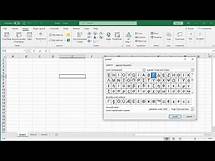 Video thumbnail for How to Insert Symbols and Special Characters in to a Cell in Excel - Office 365
