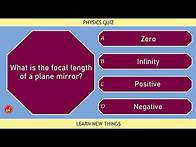 Video thumbnail for Physics Quiz - Part 1 | 20 Questions | General Science Questions for Students