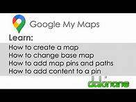 Video thumbnail for Google My Maps tutorial