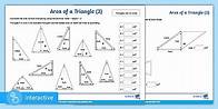 Video thumbnail for Interactive PDF: White Rose Maths Supporting Year 6: Spring Block 5 Perimeter, Area and Volume: Area of a Triangle (3)