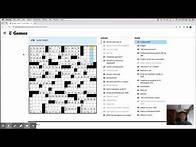 Video thumbnail for New York Times crossword puzzle live-solve - Sunday, March 21st