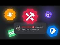 Video thumbnail for How to make custom Discord role icons for your server!