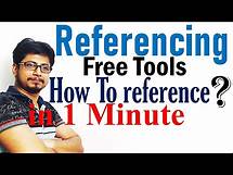 Video thumbnail for Free referencing tool online to reference in one minute | Harvard, Vancouver, MLA style, APA style