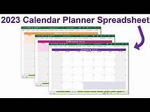 Video thumbnail for 2023 Calendar Template | 2023 Monthly & Full Year-at-a-Glance | Printable Planner Excel Spreadsheet