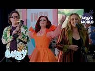 Video thumbnail for Bluey's World Exclusive Concert 🎶 🌏 💙 Featuring Emma Memma, Joff Bush and Meg Washington | Bluey