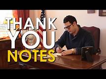 Video thumbnail for How to Write a Thank You Note | The Art of Manliness