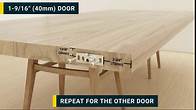 Video thumbnail for 6 ft Bypass Sliding Closet Door Track Kit 72 inch with Supreme Smooth Sliding Bypass Door Hardware for Double Closet Doors (Door Not Included) - Pack of 3