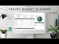 Video thumbnail for How to use Travel Budget Planner- Step-by-step Instructions