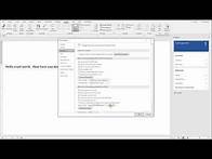 Video thumbnail for Microsoft Word - Change End of Sentence Punctuation Proof Settings - One Space or Two??